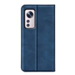 For Xiaomi 12 Pro Retro-skin Magnetic Suction Leather Phone Case(Dark Blue)