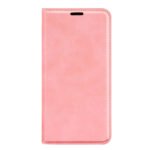 For Xiaomi 12 Pro Retro-skin Magnetic Suction Leather Phone Case(Pink)