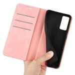 For Xiaomi 12 Pro Retro-skin Magnetic Suction Leather Phone Case(Pink)
