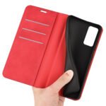 For Xiaomi 12 Pro Retro-skin Magnetic Suction Leather Phone Case(Red)