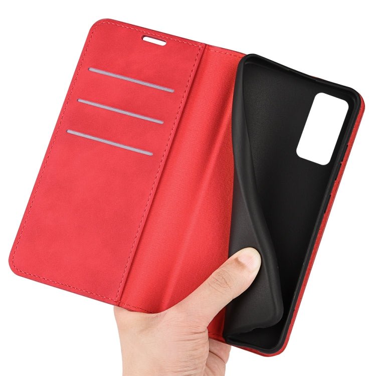 For Xiaomi 12 Pro Retro-skin Magnetic Suction Leather Phone Case(Red)