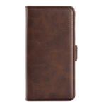For Xiaomi 12 Pro Dual-side Magnetic Buckle Flip Leather Phone Case(Brown)