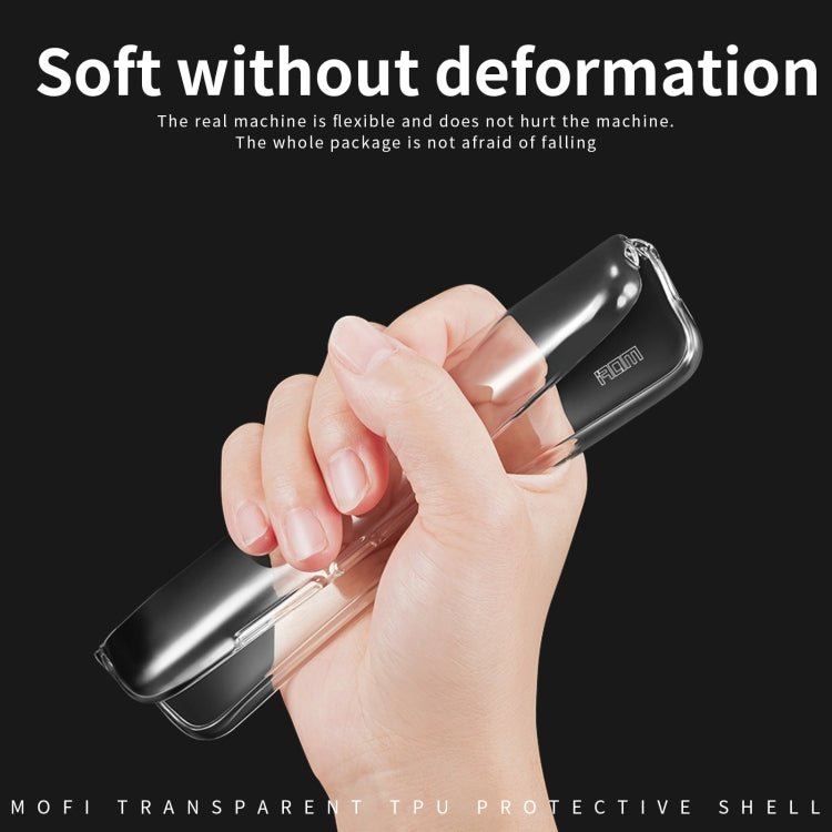 For Samsung Galaxy S22+ 5G MOFI Ming Series Ultra-thin TPU Phone Case(Transparent)