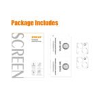 For  iPhone 14 / 14 Plus 2pcs ENKAY Hat-Prince 9H Rear Camera Lens Tempered Glass Film