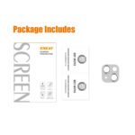 For iPhone 14 / 14 Plus ENKAY Aluminium Alloy Tempered Glass Lens Cover Film(Black)