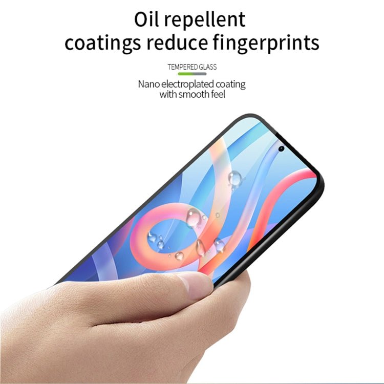 For Xiaomi Redmi Note12 PINWUYO 9H 2.5D Full Screen Tempered Glass Film(Black)