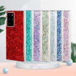For Samsung Galaxy S21+ 5G Glitter Sequins Epoxy TPU Phone Case(Green)