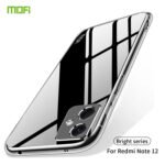 For Xiaomi Redmi Note 12 MOFI Ming Series Ultra-thin TPU Phone Case(Transparent)