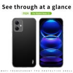 For Xiaomi Redmi Note 12 MOFI Ming Series Ultra-thin TPU Phone Case(Transparent)