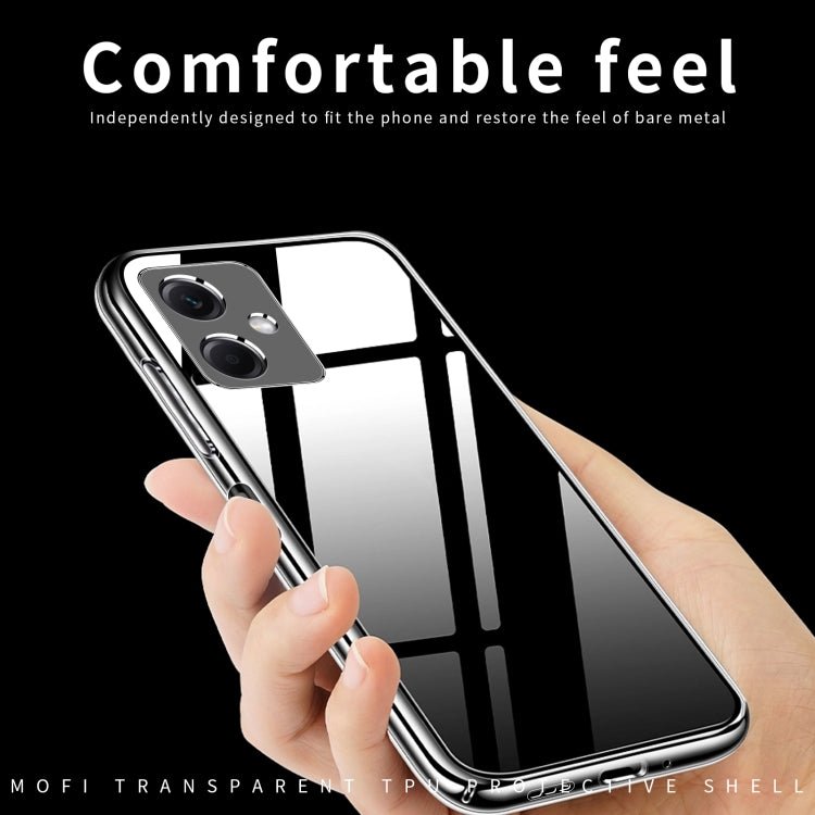 For Xiaomi Redmi Note 12 MOFI Ming Series Ultra-thin TPU Phone Case(Transparent)