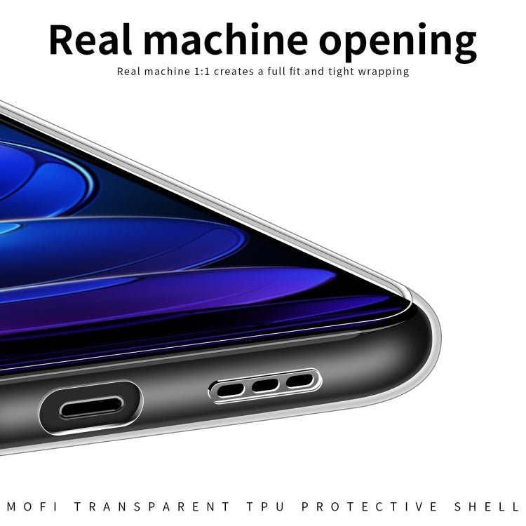 For Xiaomi Redmi Note 12 MOFI Ming Series Ultra-thin TPU Phone Case(Transparent)