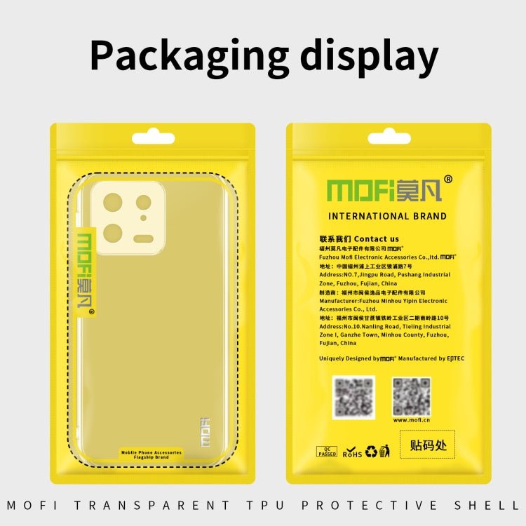 For Xiaomi Redmi Note 12 MOFI Ming Series Ultra-thin TPU Phone Case(Transparent)