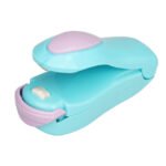 2 PCS Portable Mini Heat Sealing Machine Packing Plastic Bag Impulse Sealer(Blue)