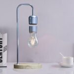 16W Magnetic Levitation Decoration Technology Toy Bend LED Floating Bulb Home Table Lamp
