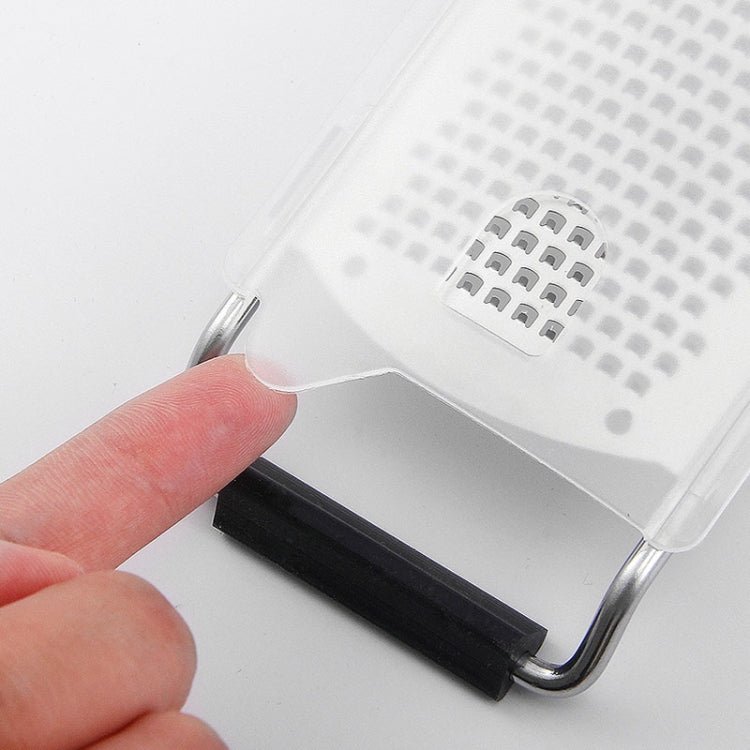 2 PCS 304 Stainless Steel Multifunctional Wide-Board Cheese Shavings Chocolate Lemon Zest Shredder