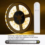 0.5m LED Battery Box Light Strip Intelligent Induction Dimming Soft Light Strip Drip Waterproof Cabinet Light Tape(6500K (Cold White))