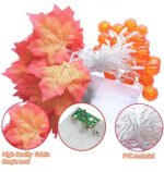 1.5m 10 LEDs Maple Pumpkin Lantern String Lights Halloween Thanksgiving Garden Party Room Decoration Lights(Warm Light)