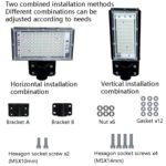 200W LED Waterproof Road Lighting Courtyard Floodlight(White Light)