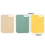 Chopping Vegetable Fruit Complementary Food Kneading Cutting Board(Wheat Color)