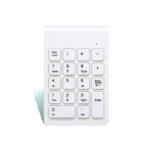 Mini 2.4G Wireless Numeric Keypad(White)