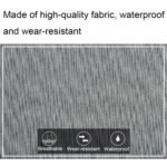 140 Large-capacity Business Commuter Laptop Backpack with USB Charging Interface(Black)